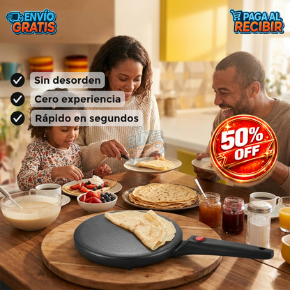 Crepify™ 🥞 - Máquina crepes rápidos ⚡