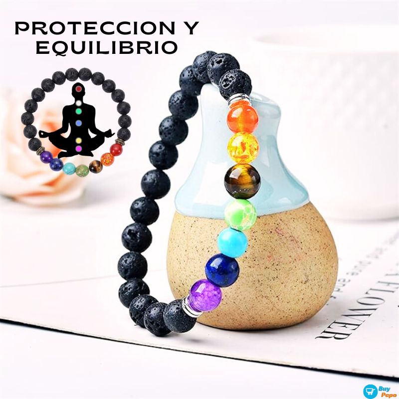 PACK 2X1!! - ENERGIA VIVA 🙌🏻 - Pulsera Chakra Protectora 🌈✨