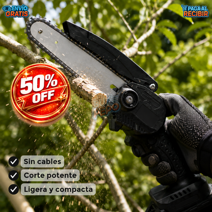 CutPro™ 🪚 - Mini motosierra recargable ⚡