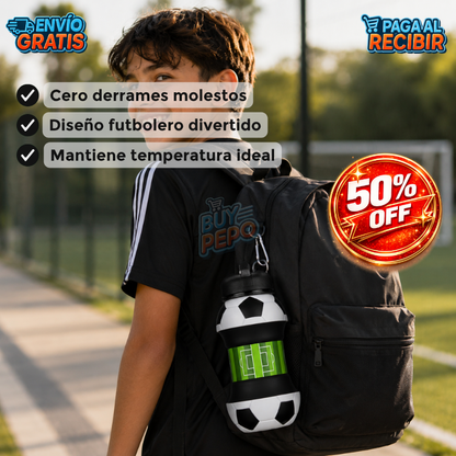 KickTherm™ 🥤 - Botella térmica deportiva ⚽