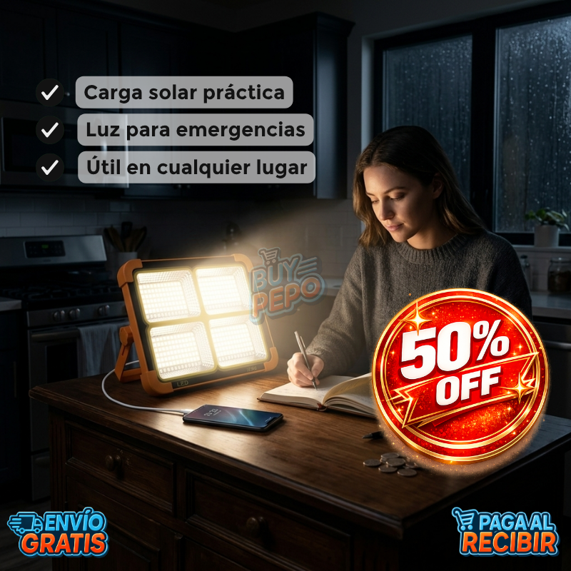 RescueBeam™ 🚨 - Luz emergencia solar 🔋