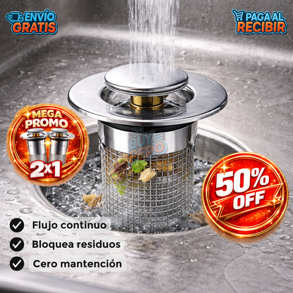 FlowStop™ 🚿 – Tapón drenaje libre 💧