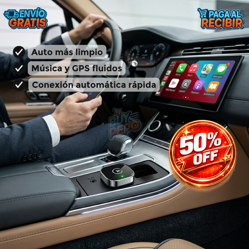 AutoSync™ 🔗 - Adaptador conexión inalámbrica 🚗