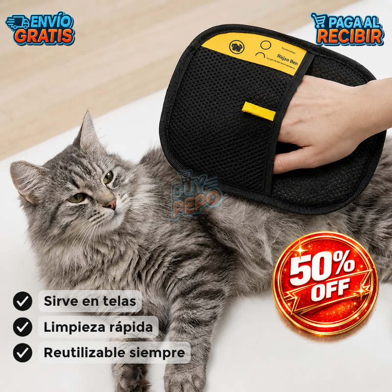 FurSwipe™ 🐾 - Guante quita pelos ✨