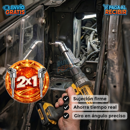 TorqueFlex™ 🔧 - Extensión ángulo taladro 🔩