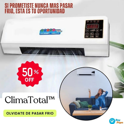 ClimaTotal™ 🌡️ - Calefactor de Pared con Función Calor y Frío 🔥❄️