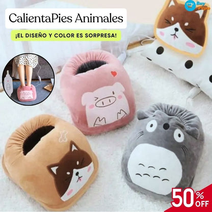 CalientaPies Animales™ 🐾❄️ - Olvídate de pasar frío en los pies 🦶🔥