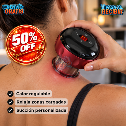 CuppingPro™ 🔥 - Masajeador de ventosas 3 en 1 💆