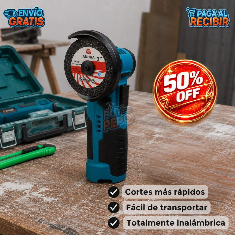 CutMax™ ⚡ - Mini Amoladora Inalámbrica 🔧