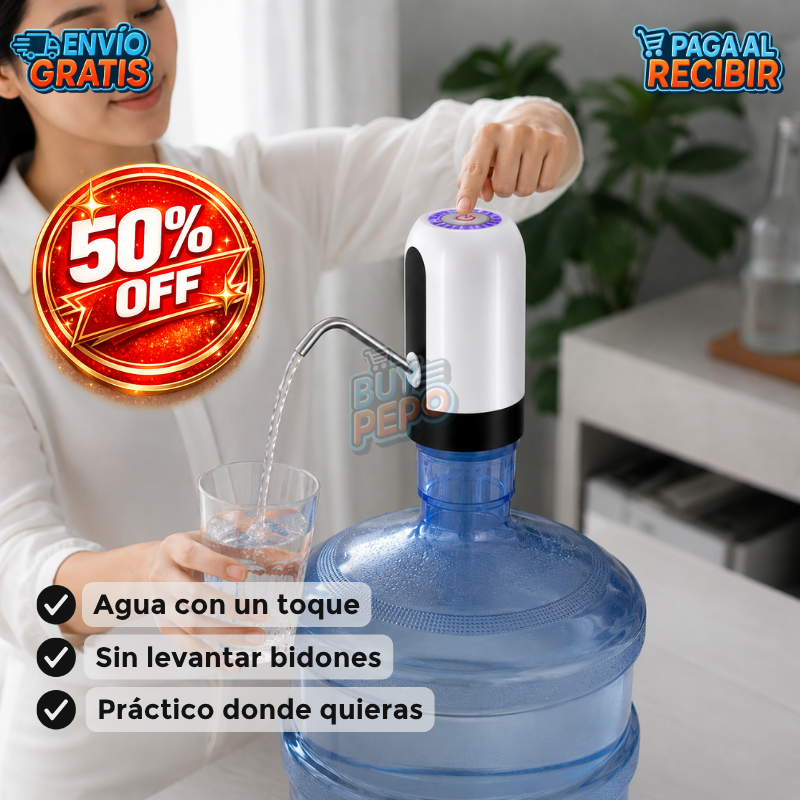 AquaFlow™ 💧 - Dispensador de agua USB 🔋