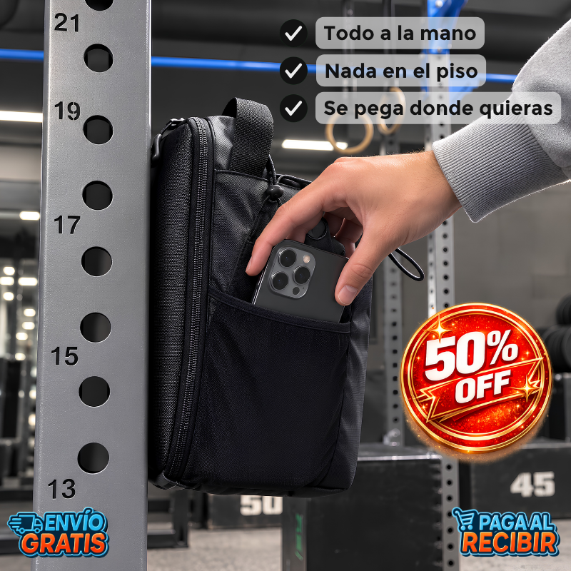 MagFit™ 🧲 - Bolso magnético para gimnasio 🏋️