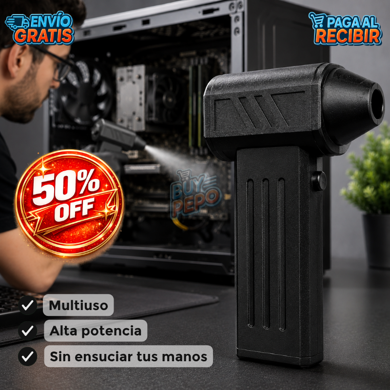 TurboBlow™ 💨 - Soplador de aire turbo jet 🌪️