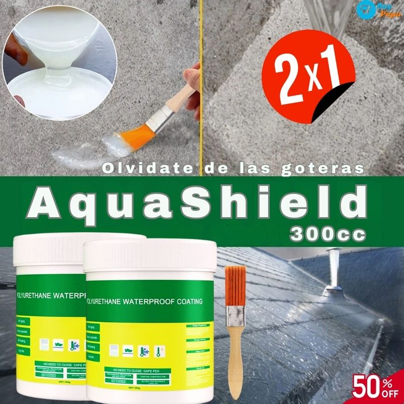 💧 AquaShield® 300cc – Sellador de Filtraciones Transparente 🔧✨ PACK 2X1 🚨