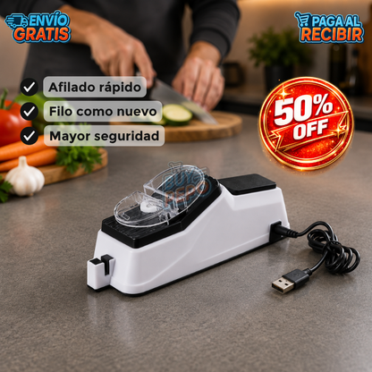 EdgeSharp™ ⚡ - Afilador eléctrico multifunción 🔪