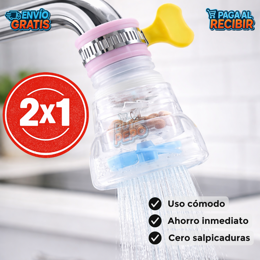 SplashFree™ 🚫💦 - Grifería sin salpicaduras ✨