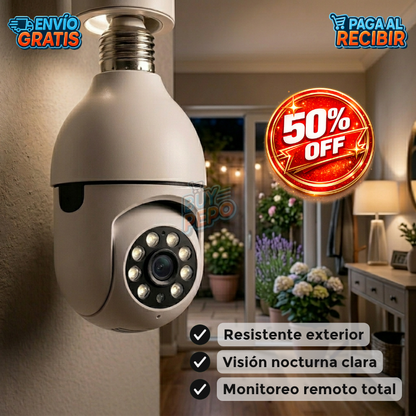 FortiEye™ 👁️ - Cámara seguridad exterior HD 🔐
