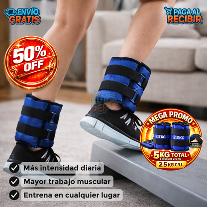 PowerStep™ 🏃‍♂️ - Pesas tobillo entrenamiento 🔥