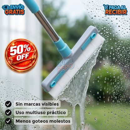 ClearSwipe™ 🪟 - limpia vidrios anti goteo + aplicador ✨