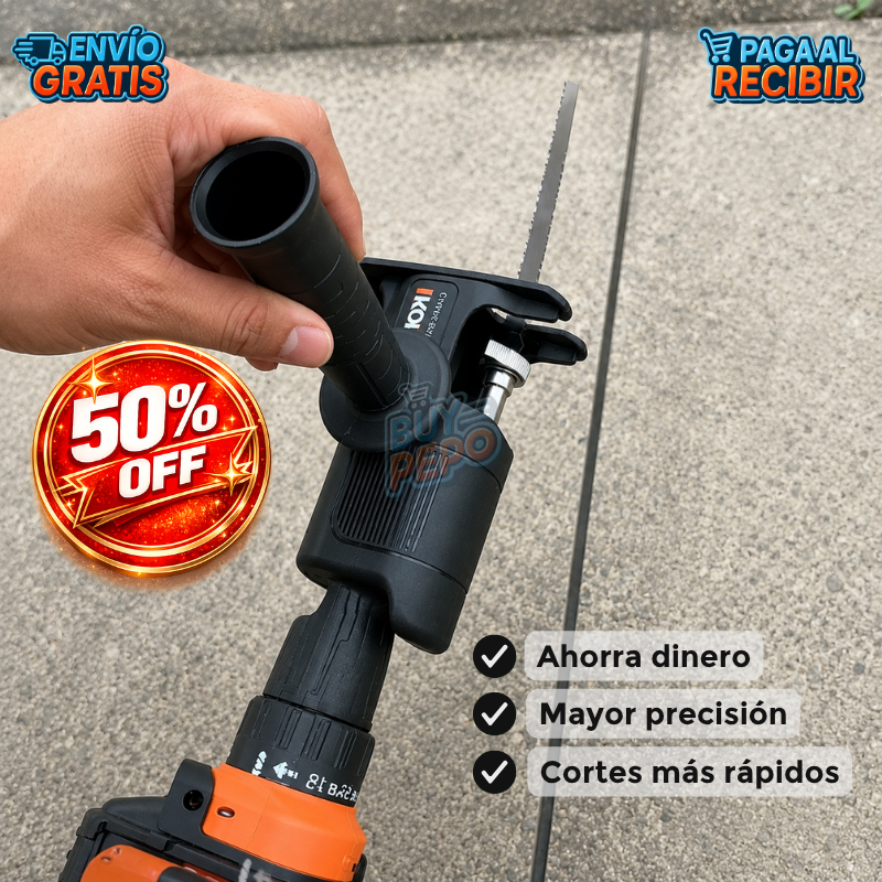 BladeFlex™ 🔧 - Adaptador sierra para taladro ⚙️