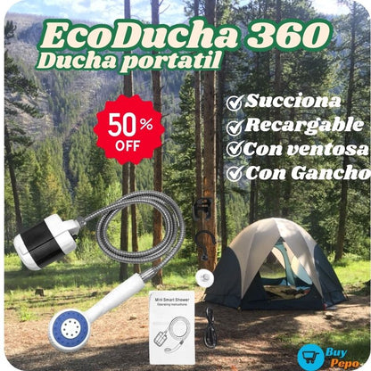 EcoDucha 360® 🌿🚿 - Ducha Portátil Recargable🔋