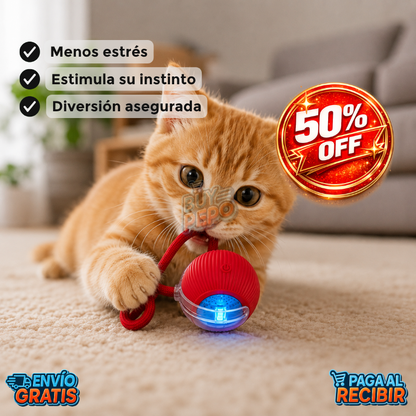 PlayBall™ 🐾 - Pelota inteligente con cuerda 🐶