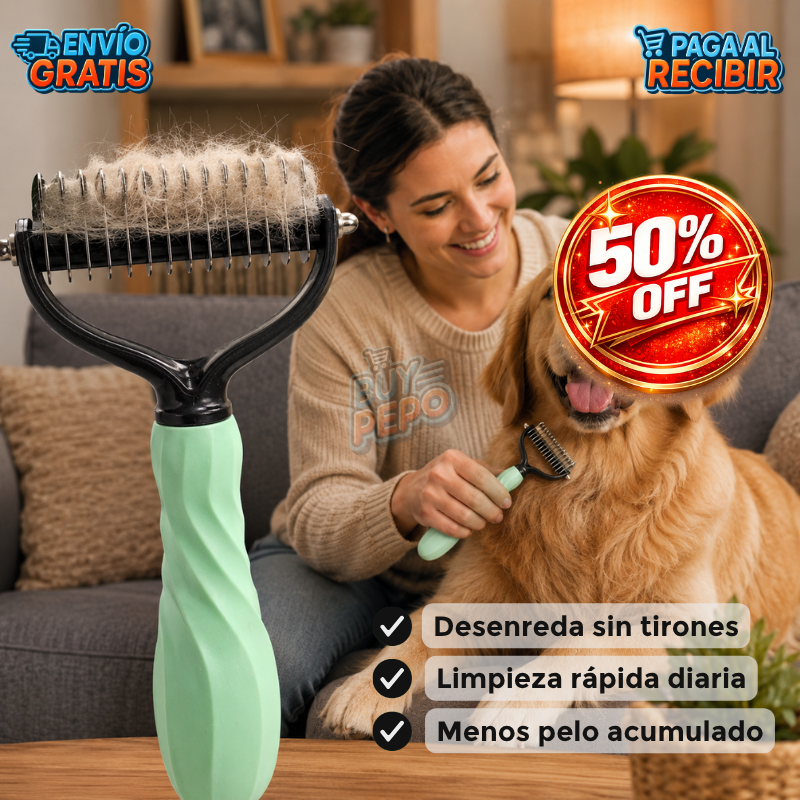 KnotFree™ 🐾 - Cepillo quita nudos ✨