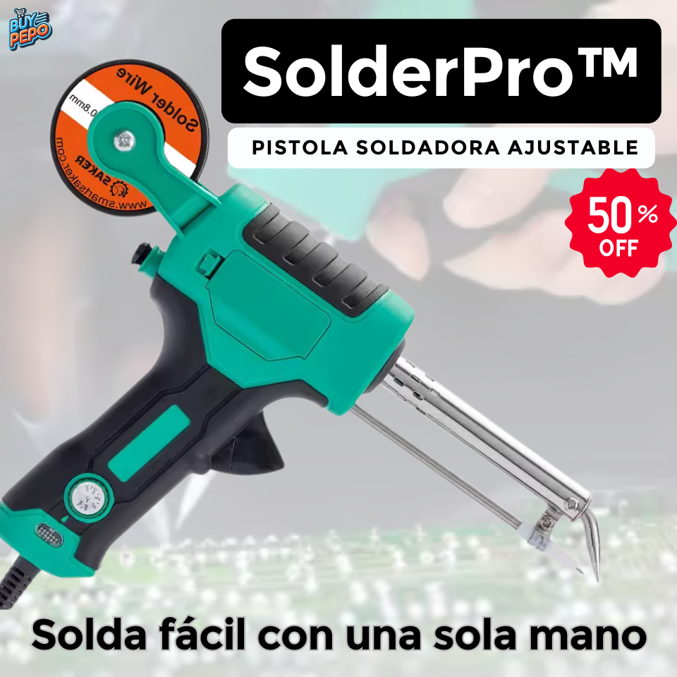 SolderPro™ 🔥 - Pistola soldadora ajustable ⚡