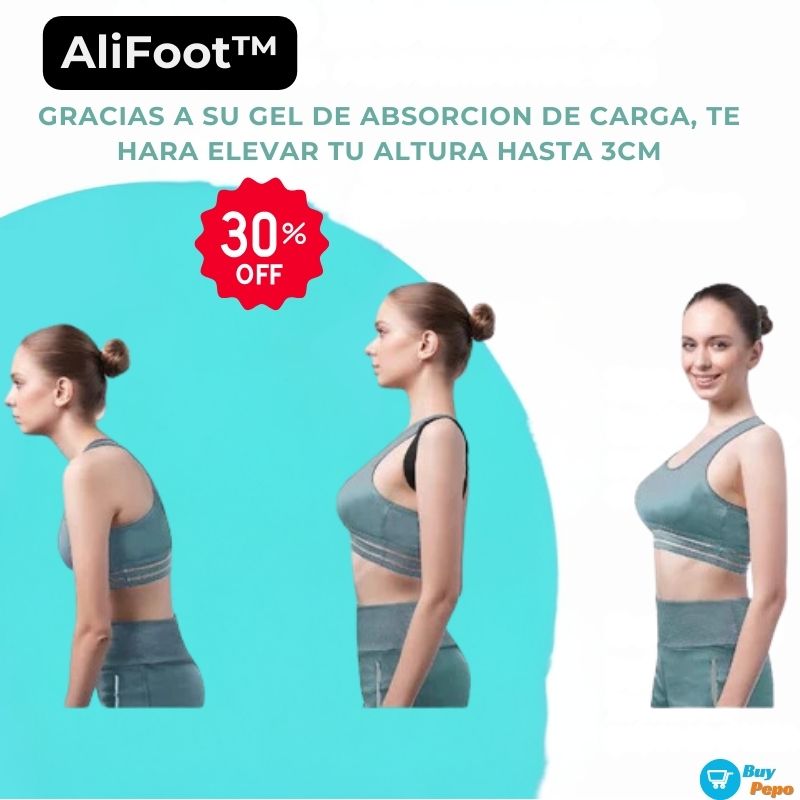 🔥 AliFoot™ 💎 - Par de Plantillas Gel Alivia Talón 🦶✨