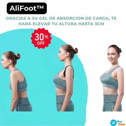 🔥 AliFoot™ 💎 - Par de Plantillas Gel Alivia Talón 🦶✨