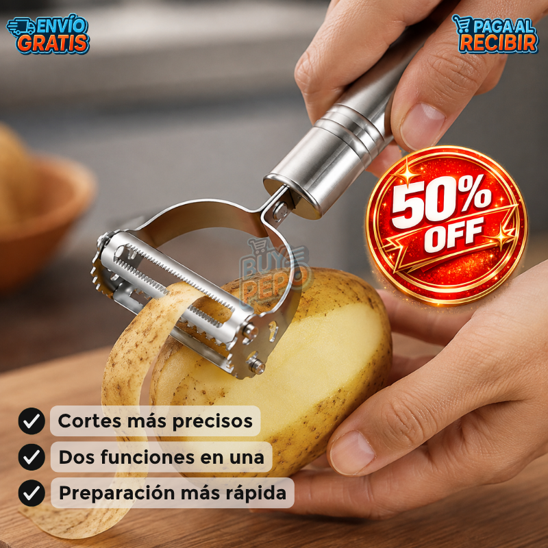 ChefBlade™ 🥕 - Pelador rallador 2 en 1 🔪