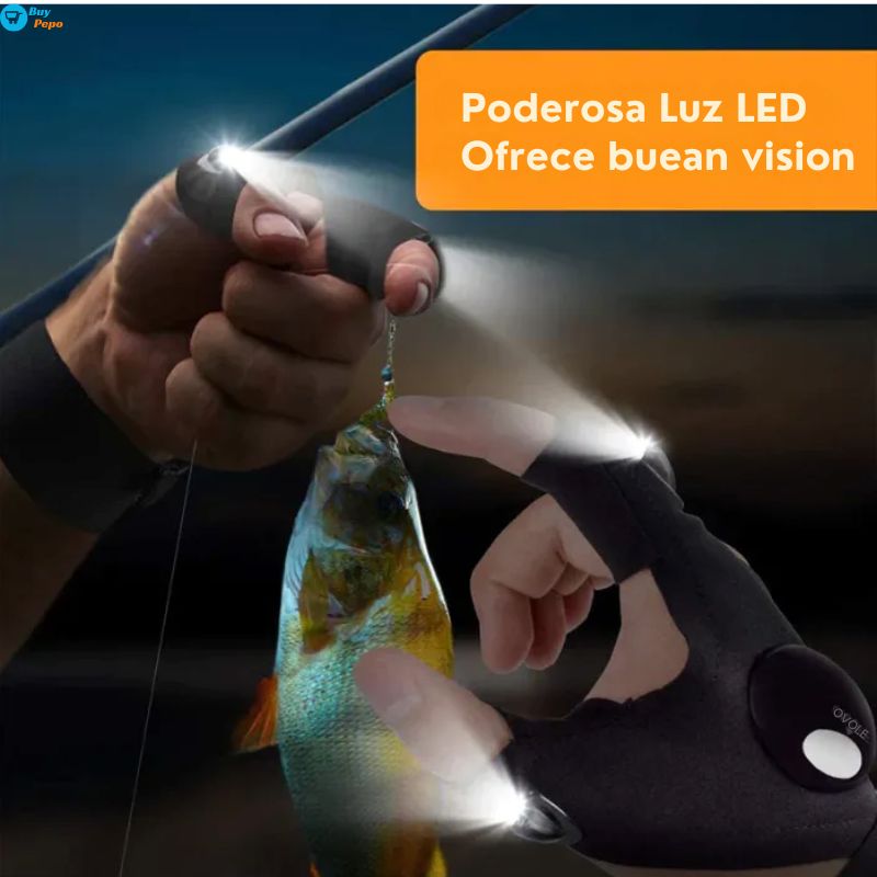 GUANTE LED ✨  - Con Puntero Profesional 🔦🎯