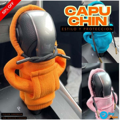 CapuchinCar™ 🥷 - Hoodie Protector de Palanca de Cambios 🚗🎉