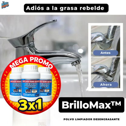 BrilloMax™ - Polvo limpiador desengrasante ✨