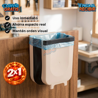 FoldBin™ 🗑️ - Basurero plegable multiuso ♻️