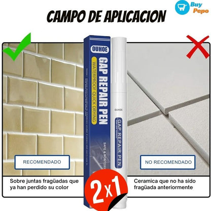 🚨OFERTA🚨 CeramicPen™ - 🖊️ Rejuvenecedor de Juntas de Cerámica 🫧✨