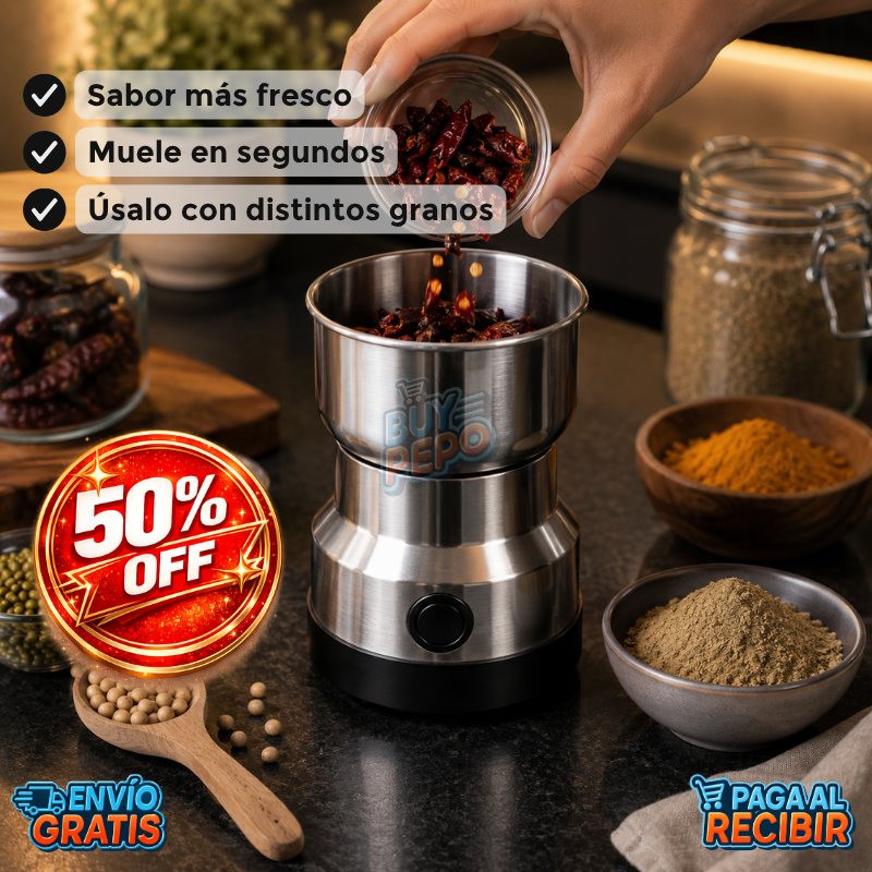 GrindPro™ ☕✨ - Molinillo eléctrico de granos ⚡
