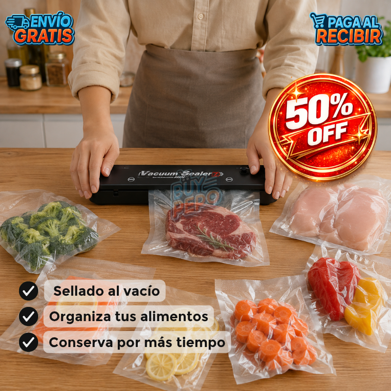 FoodGuard™ 🥩 - Selladora al vacío ✨