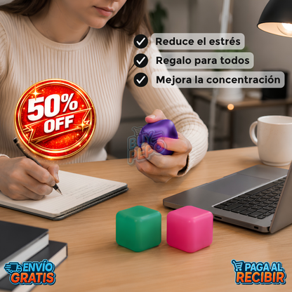 CalmCube™ 🧊 - Cubo antiestrés sensorial 🧠