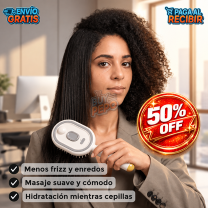 MistGlow™ 💧 - Cepillo spray retráctil ✨