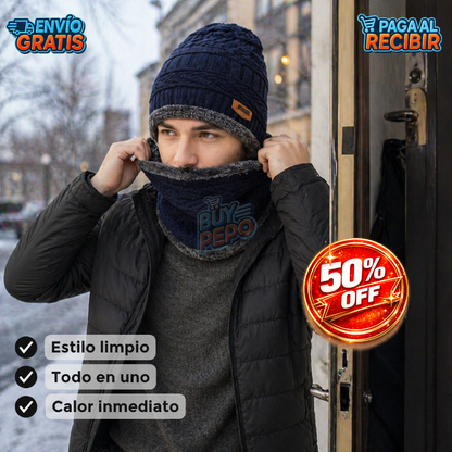 ThermaWrap™ 🧣 - Gorro bufanda térmico ❄️