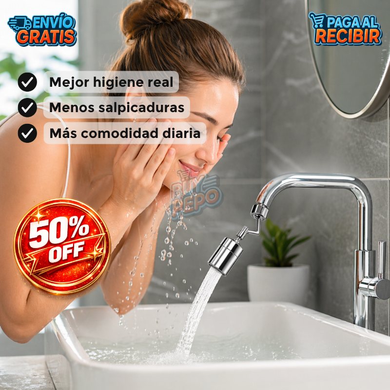 HydroFlex™ 💧 - Extensor grifo 720° 🔄