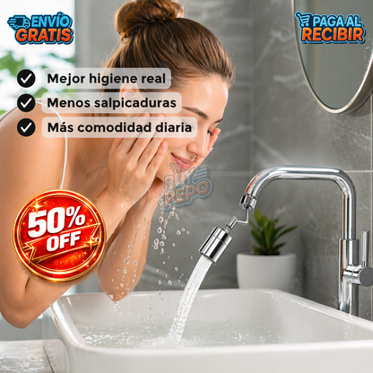 HydroFlex™ 💧 - Extensor grifo 720° 🔄