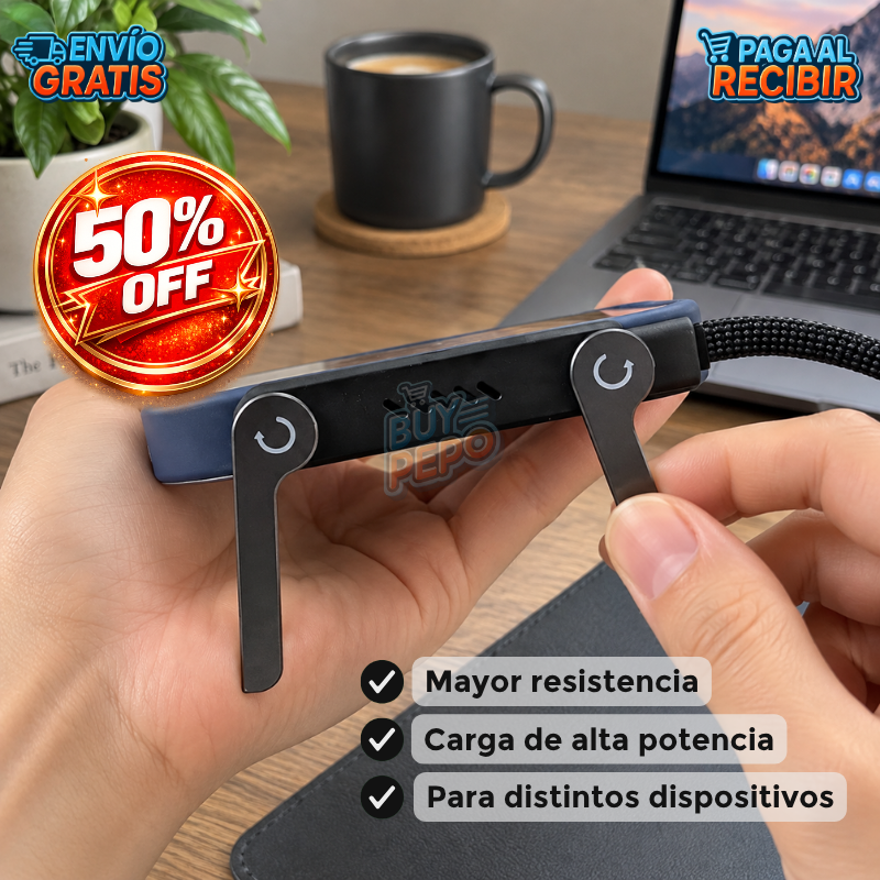 VoltMax™ ⚡ - Cable USB-C 240W - Pack 2x1 ⚡