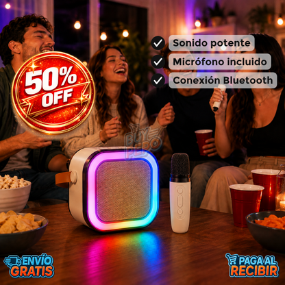 SingMax™ 🎤 - Parlante karaoke portátil 🎶