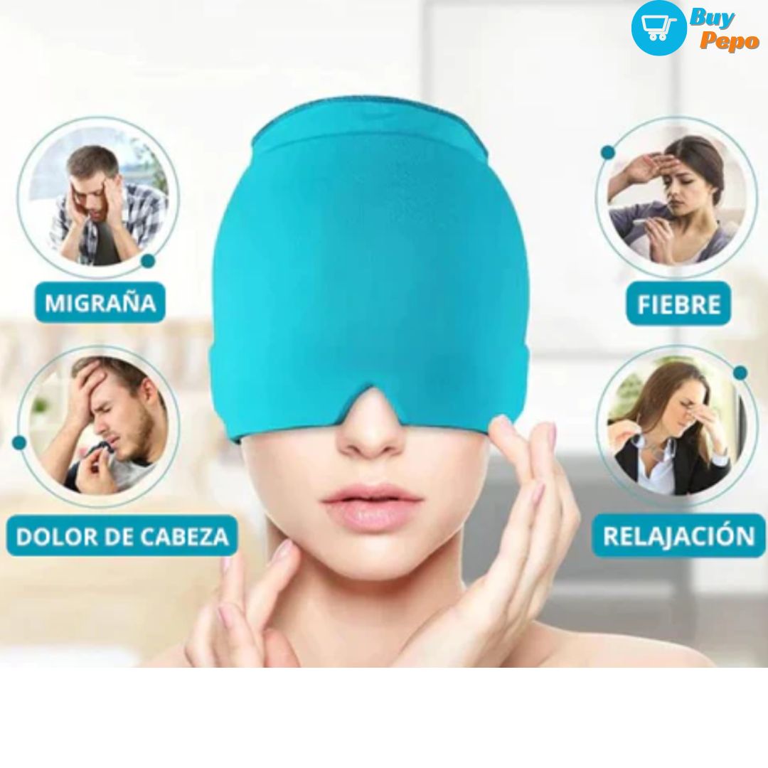 Nuevo Gorro Gel Alivia Migrañas