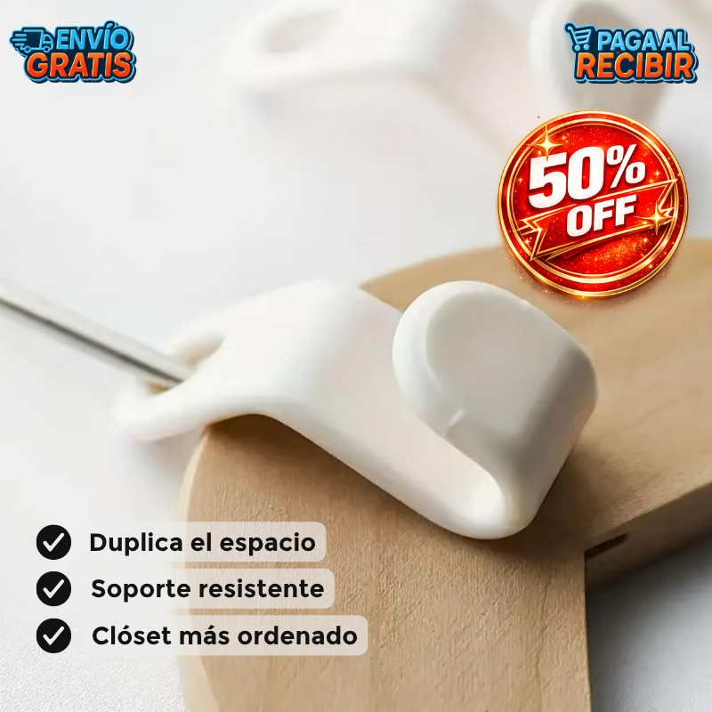 SpaceHook™ ✨ - Ganchos organizadores closet 👔