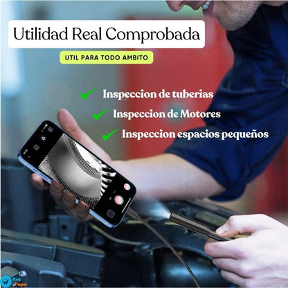 🔍 VisionPro® - 📷 Endoscopio Para Celular 📲