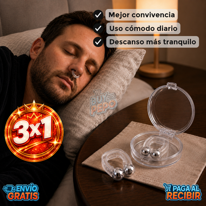 AirQuiet™ 🌙 - Clip nasal descanso 😌