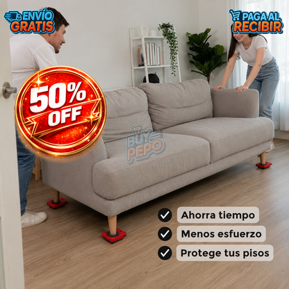 LiftMaster™ 🏋️‍♂️ - Kit levanta muebles 🔧