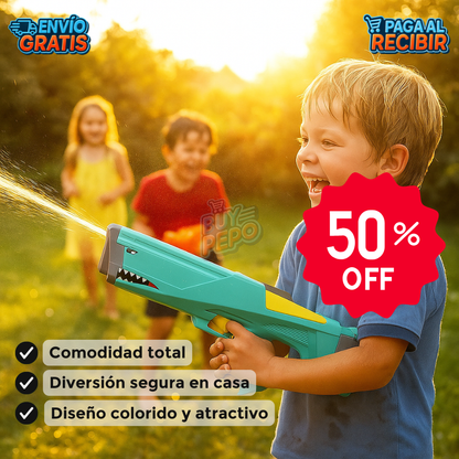 SharkBlaster™ 🦈 - Pistola de agua eléctrica 💦